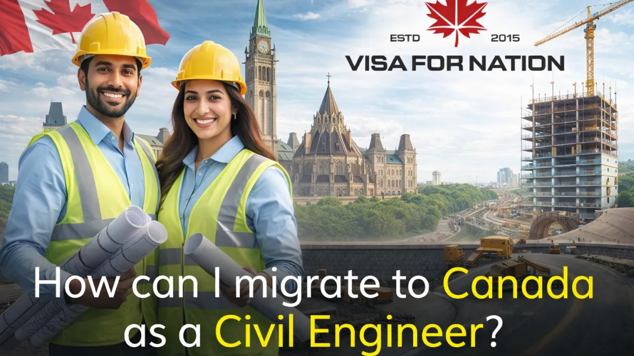 How can I migrate to Canada as a Civil Engineer?